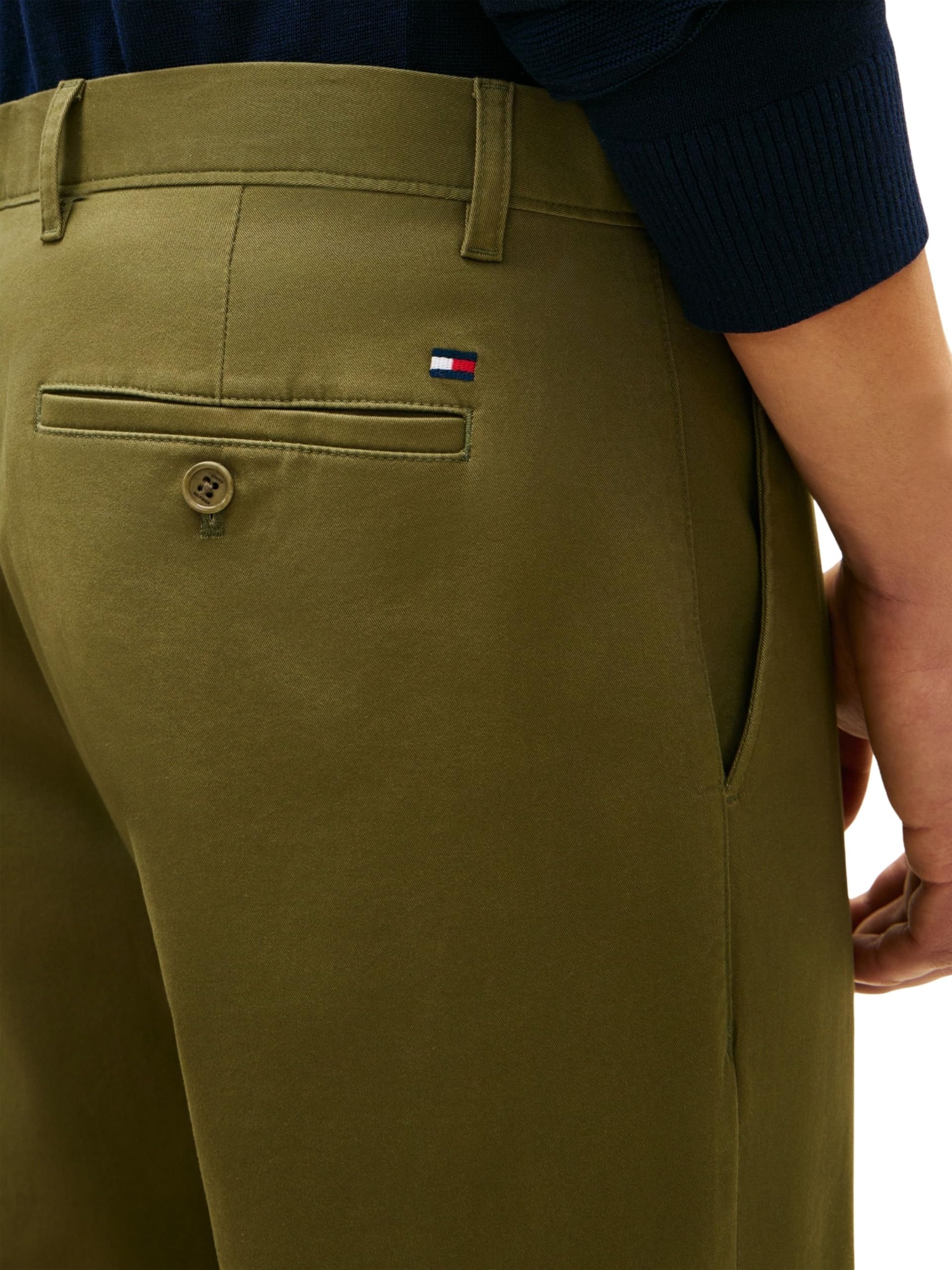Tommy Hilfiger Herren Chino Hose Core Harlem Essential Twill Relaxed Fit – Bild 3