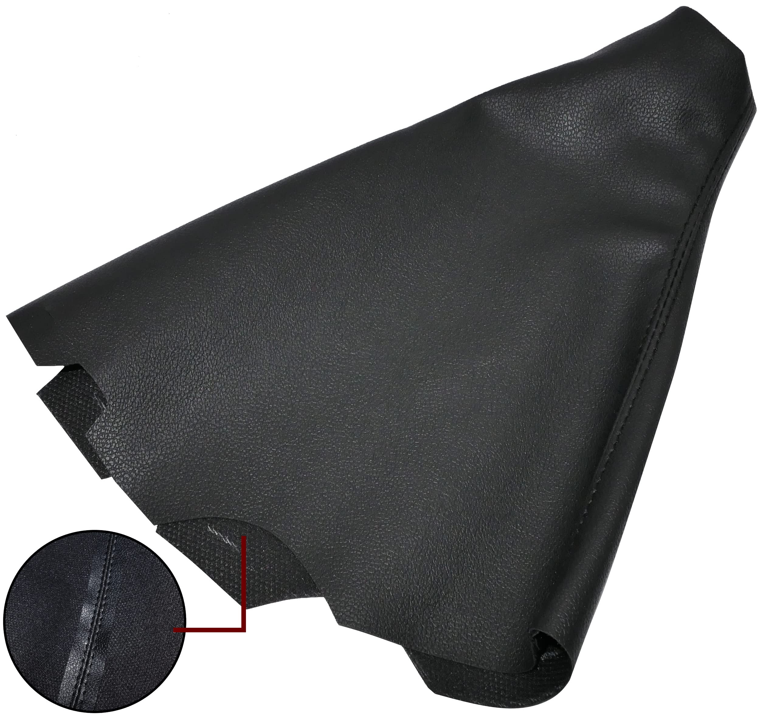 Soufflet Levier De Vitesse Cuir Synthétique Noir – Compatible Peugeot Partner 2 & Citroën Berlingo 2 (2008-2018)