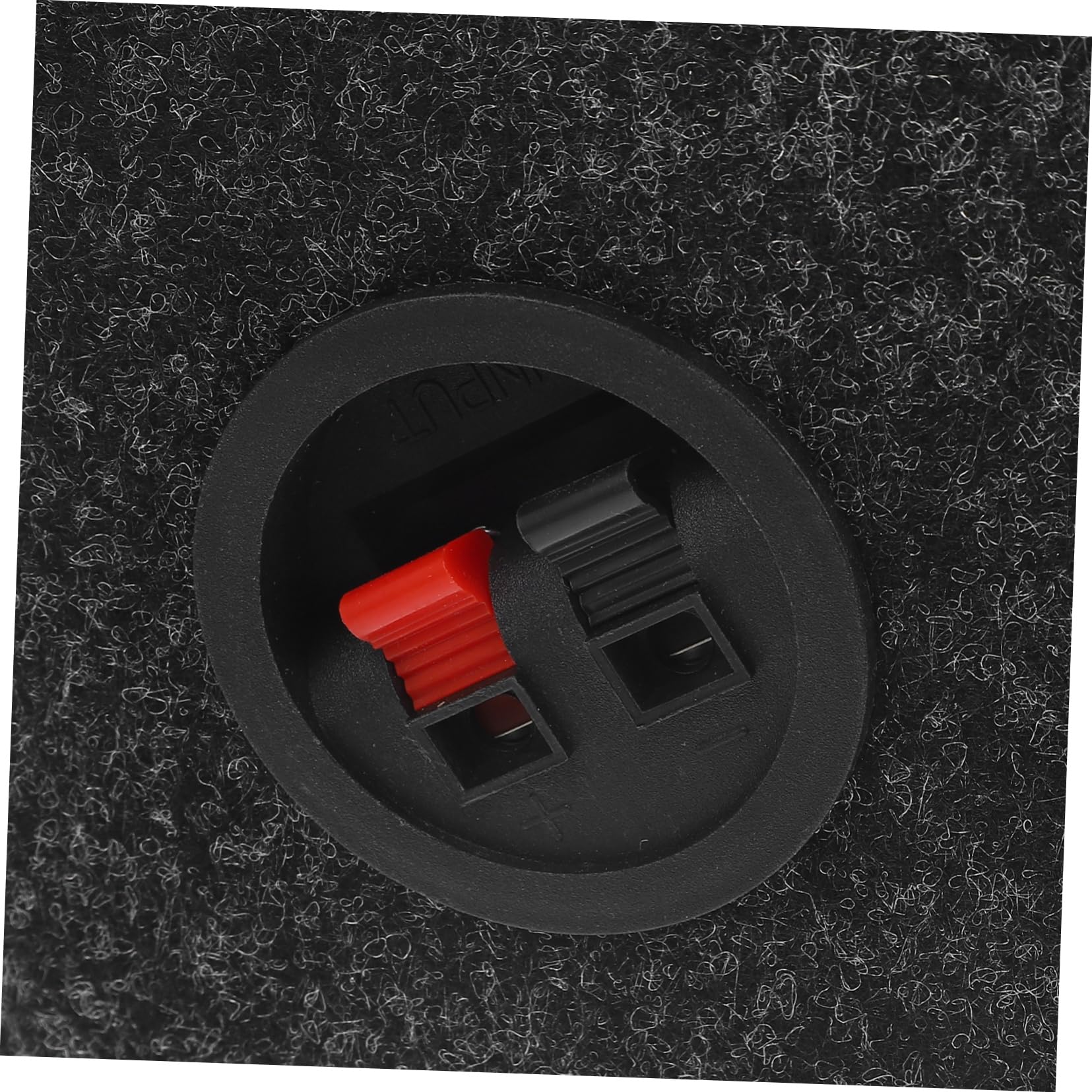 PLAFOPE Scatola per Subwoofer da 8 Pollici per Auto in Legno Nero Rivestimento in Peluche, Resistente e Facile da Usare per Appassionati di Audio