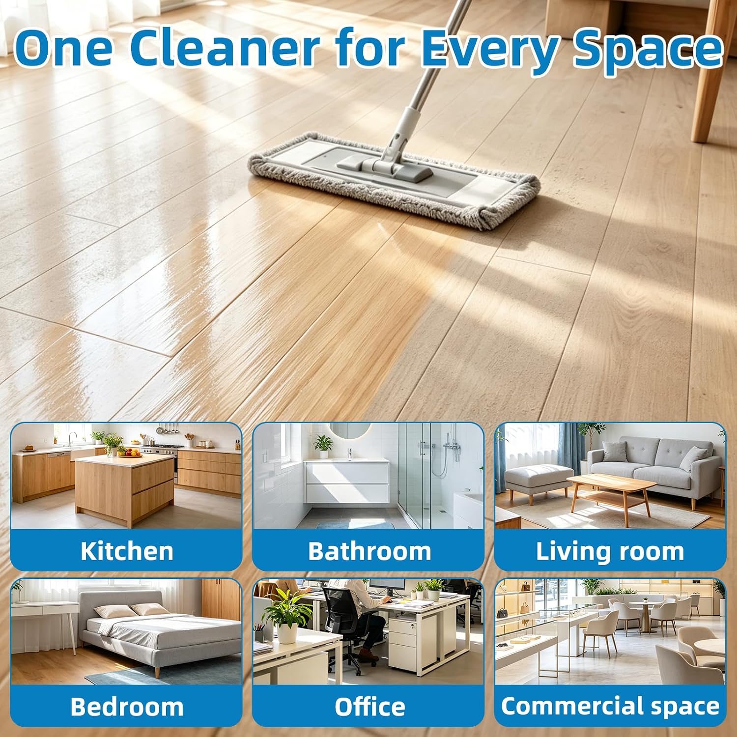60 Pcs Multiple Effect Floor Cleaner, Floor Cleaning Sheets
