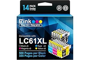 LC61BK TN660 Compatible Ink Cartridges Your Best Choice for Everyday Printing
