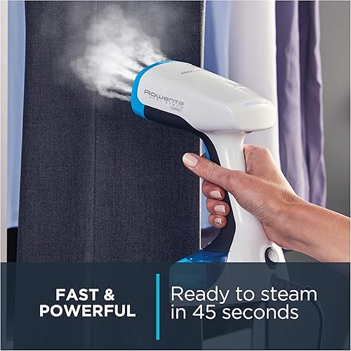 Miniatura 3 de Rowenta Xcel Steam Compact DR7000 - Vaporizador de mano para ropa 1100 vatios azul