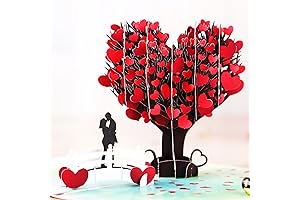 Liif Love Tree Couple Valentines Day 3D Greeting Pop-Up Card