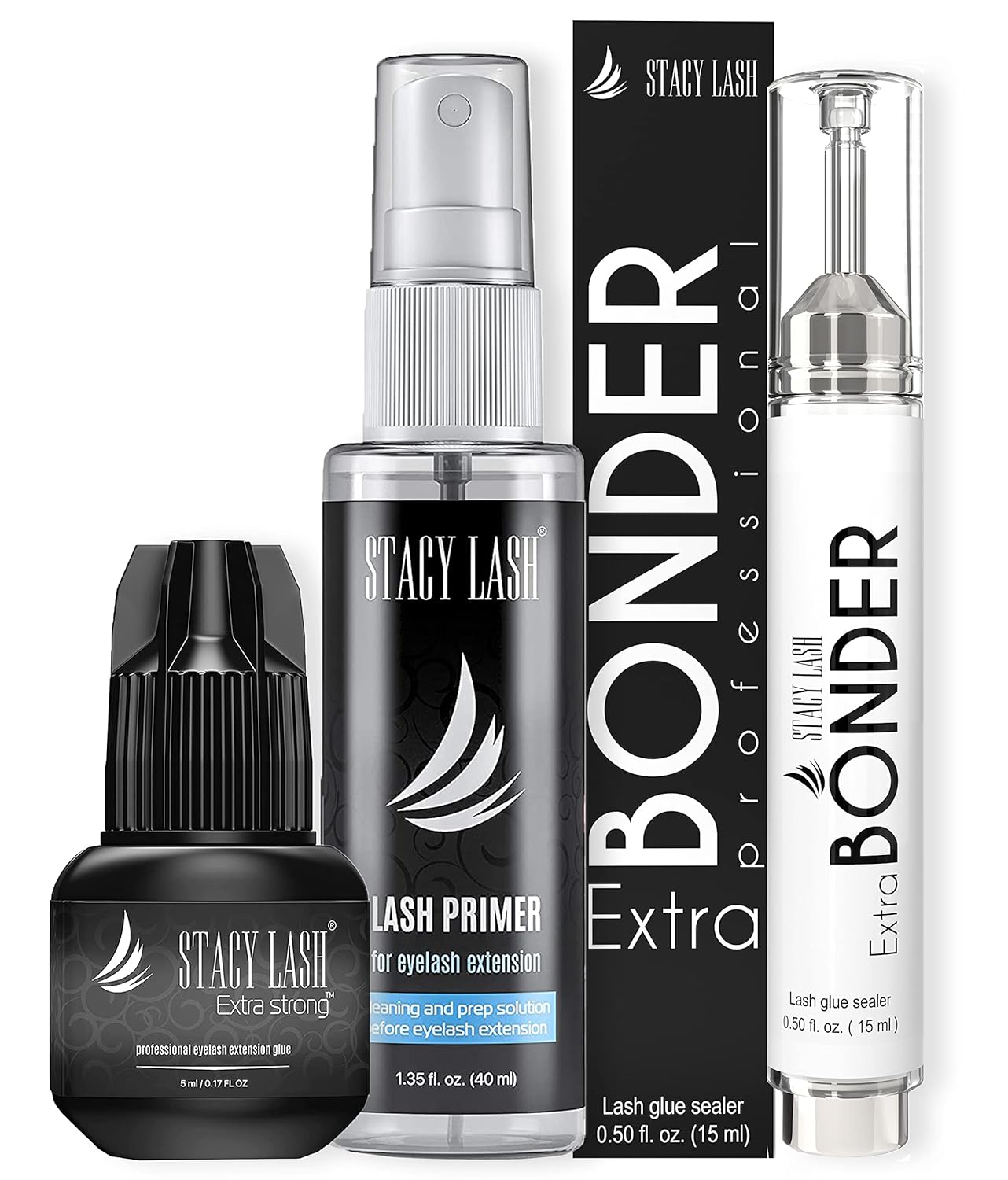 Extra Strong Eyelash Extension Glue 5ml + Primer 40ml