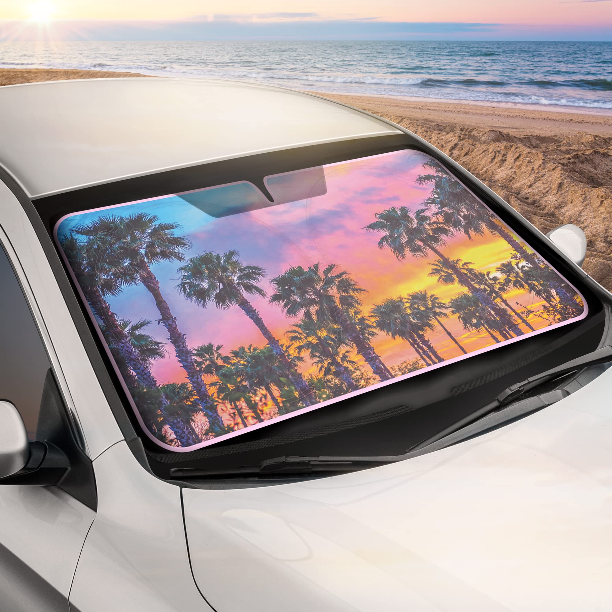 Car Windshield Sun Shade Foldable Car Windshield Sun Shade - View #5