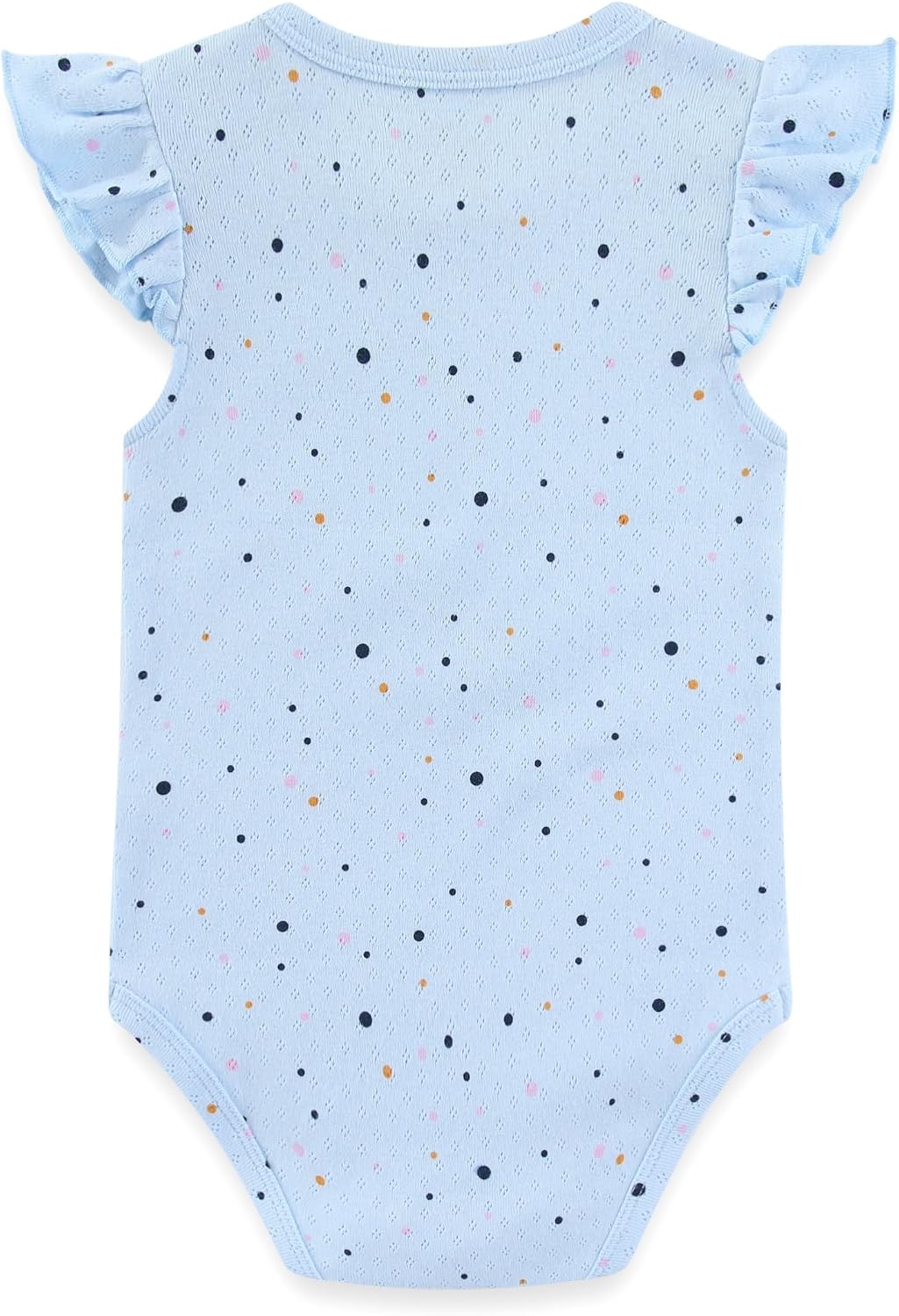 Newborn Baby Flutter Sleeve Cotton Bodysuits 5-Pack Unisex Soft Baby Clothes Gift for Boys Girls