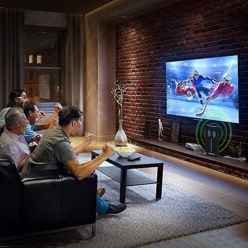 Miniatura 3 de Versión actualizada 2022 antena de TV digital amplificada HD Matrix de largo alcance de 380 millas compatible con 4K 1080p Fire TV Stick y todos los