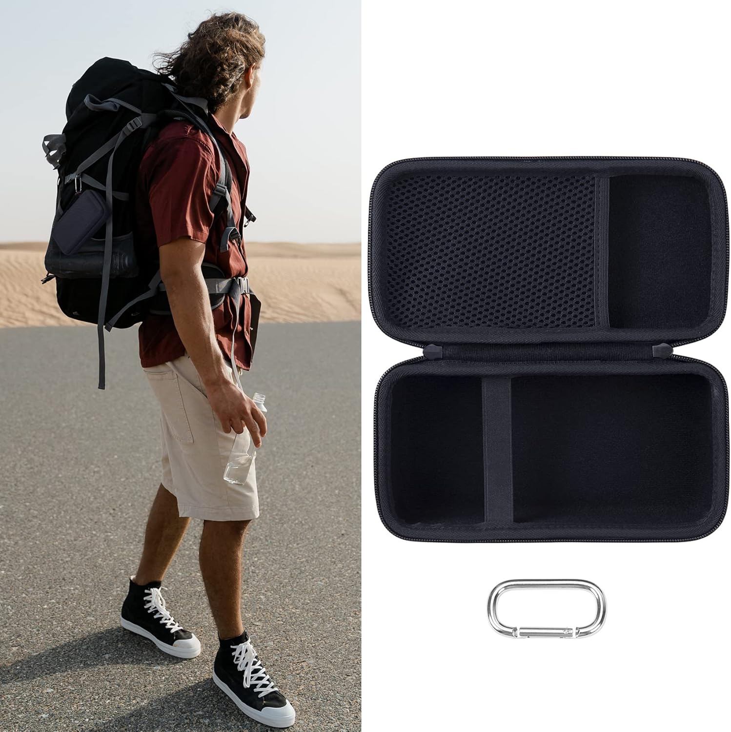 Khanka Hard Travel Case Replacement for Bose SoundLink Flex Bluetooth Portable Speaker (Black) : Electronics