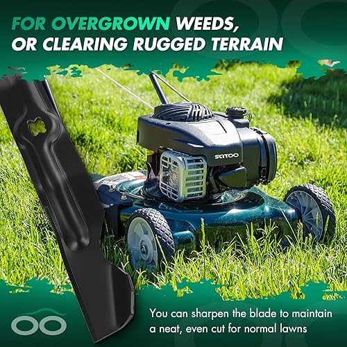 Miniatura 7 de SCITOO Cuchilla de cortacésped para 33 pulgadas compatible con Cub Cadet para MTD para Troy-Bilt 742-04154, 742-04154A, 942-04154, 942-04154A CC760