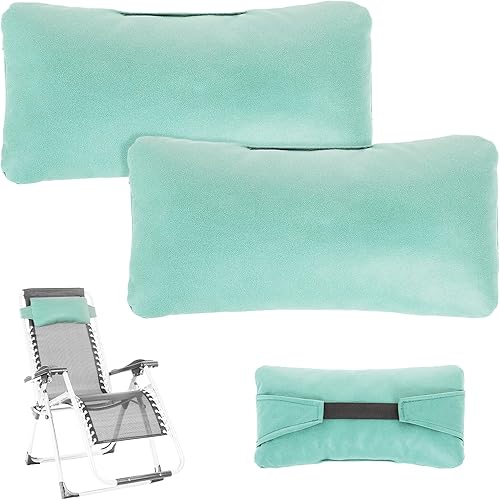 Almohada de repuesto para silla, almohada genérica extraíble para reposacabezas para silla de gravedad cerosillón reclinable, con banda elástica,