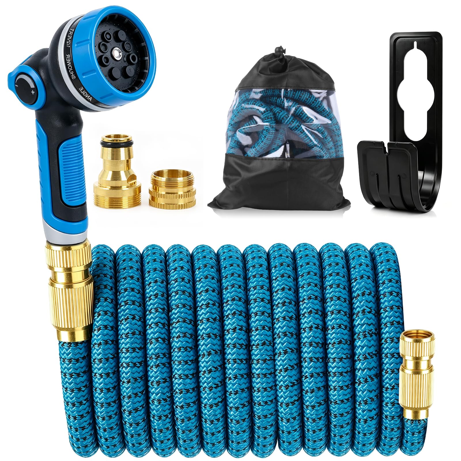 50FT Expandable Garden Hose Pipe 3750D Flexible Water Hose with 10 Function