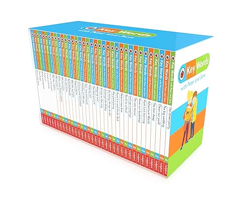 Key Words with Peter and Jane: 36 Classic Storybooks Box-Set - Level 1 to 12 - Practice Reading | Sight Words | Comprehension Questions | Writing Activity