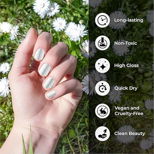 Miniatura 3 de karma organic Esmalte de uñas natural, vegano y libre de crueldad, sin tolueno, sin formaldehído, sin DBP y libre de TPHP, Lul Shmmer