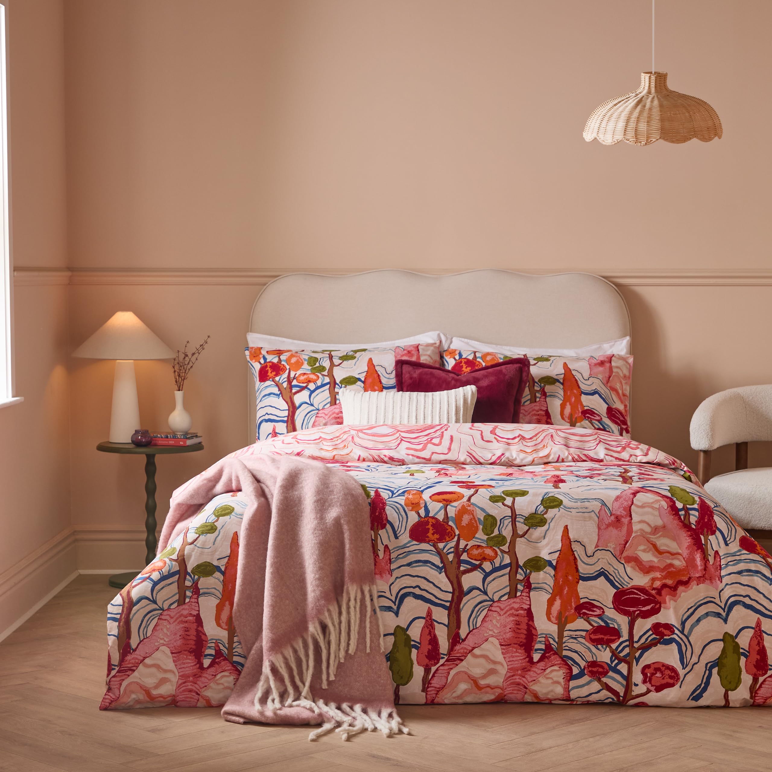 Furn - Duvet Set - Cotton Blend - Woodland Print