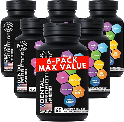 Miniatura 15 de Probióticos dentales para dientes y encías, el mejor probiótico oral para dientes, encías y mal aliento - Lactobacillus Salivarius Probiótico y