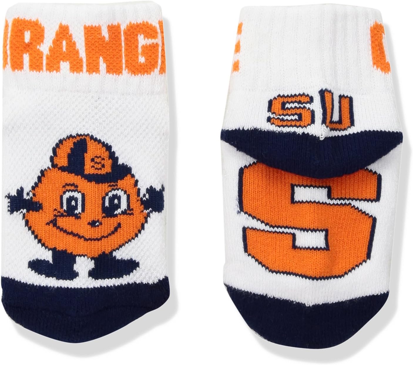 Donegal Bay NCAA Syracuse Orange Unisex Syracuse Baby Qtr Socksyracuse Baby Qtr Sock, Blue, BAX 12-24 Months: Clothing