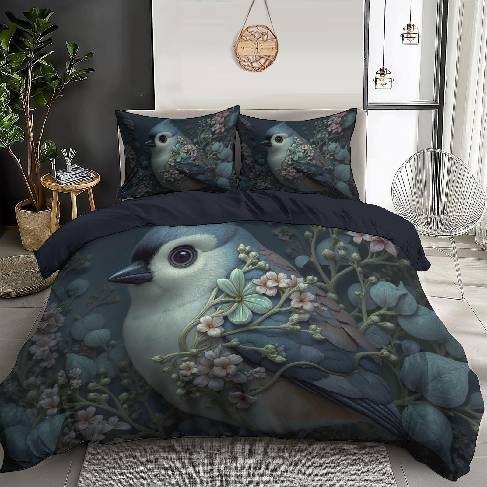 Housse de couette microfibres douce anti-plis pour simplifier le lit des enfants
