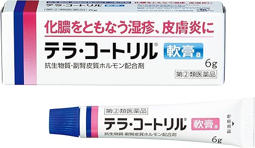 Amazon 指定第2類医薬品 テラ コートリル軟膏a 6g テラ コートリル 皮膚用治療薬