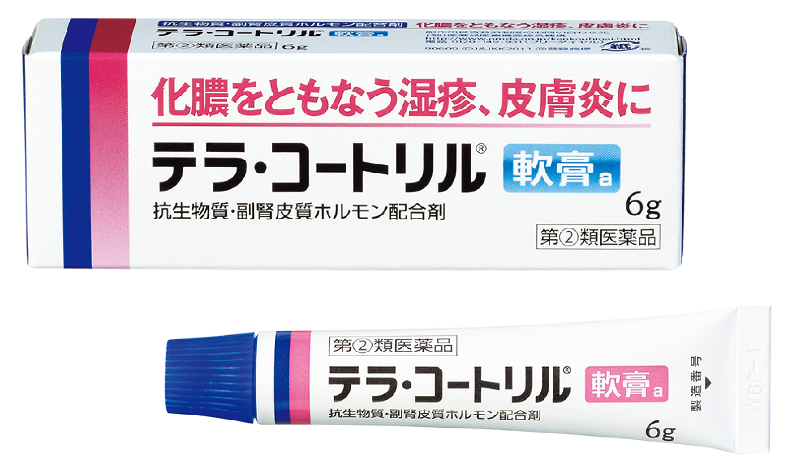 【指定第2類医薬品】テラ・コートリル軟膏a 6g