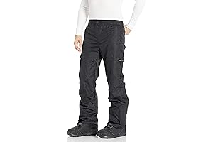Arctix Men's Insulated Snow Pant: Sentinel Pull Over Fleece-Lined Cargo