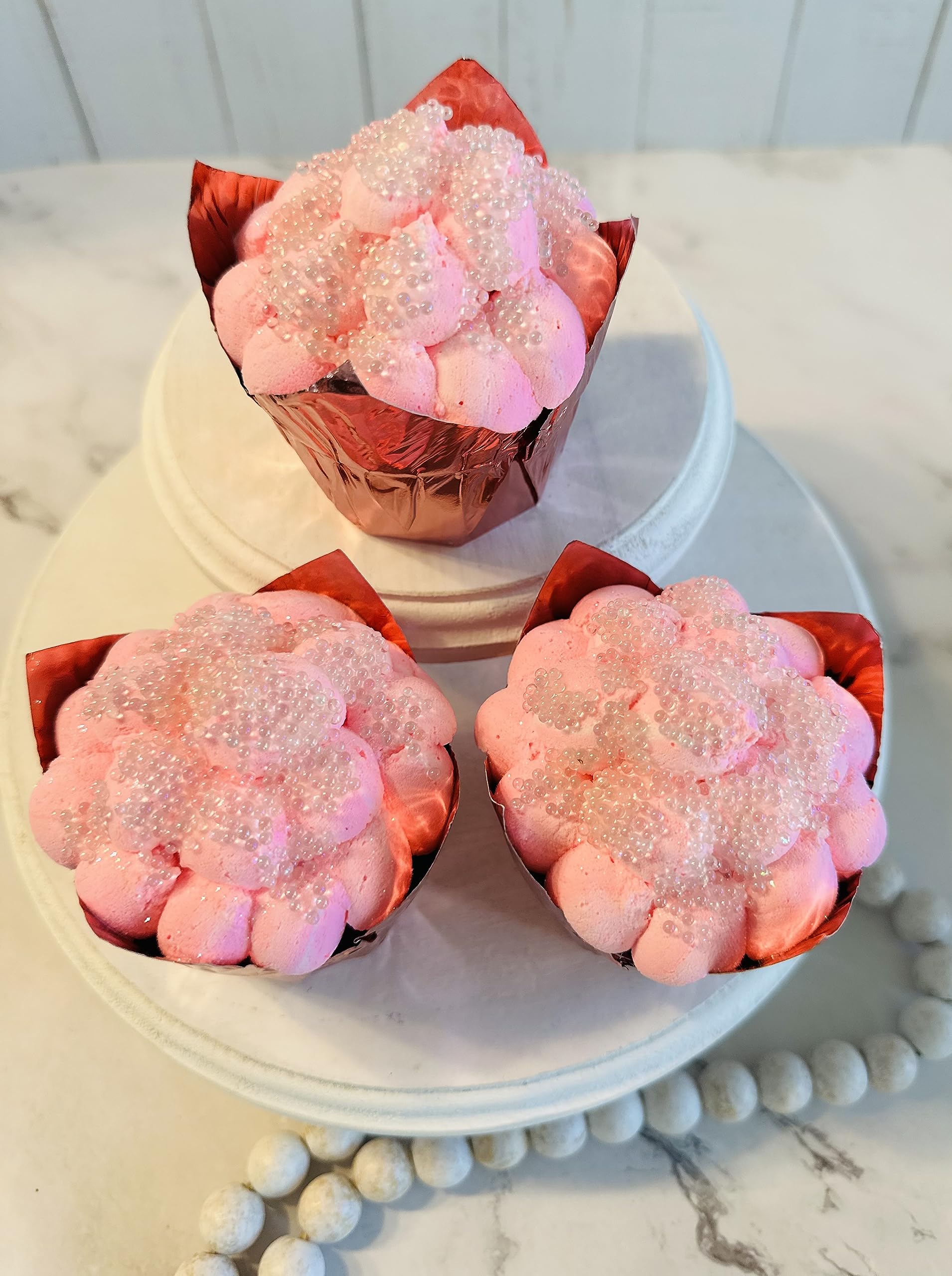 Künstlicher Cupcake Rosa DEZICAKES Fake Cupcake Rosa – Künstliches Essen Mit Rosa Streuseln, Deko, NEU Aus USA
