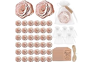 50 Set Rose Compact Mirrors Bulk Quinceañera Wedding Favors