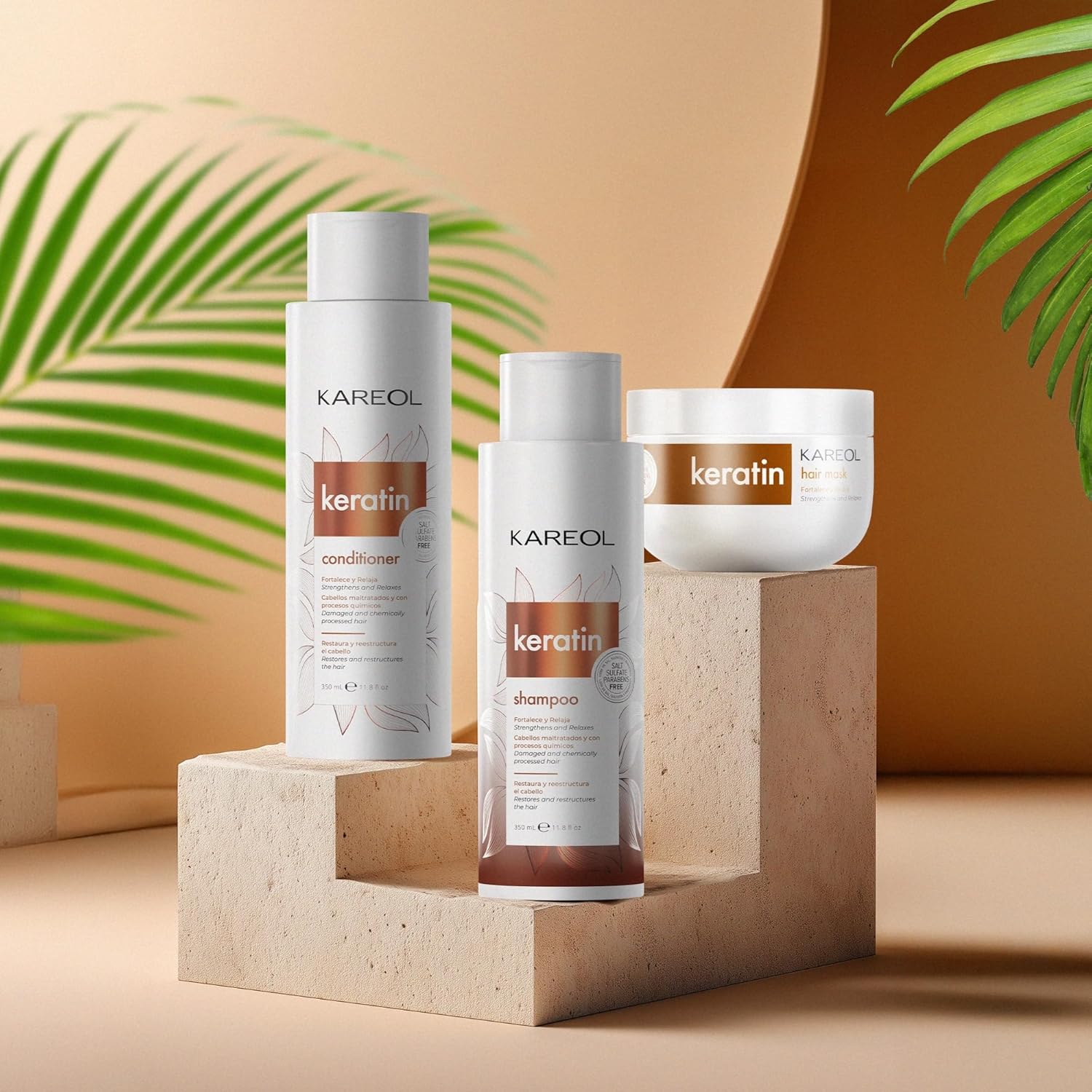 Keratin Shampoo, Restoring and Strengthening Formula with D-Panthenol and Collagen, 11.8 fl oz (11.8 fl oz, Keratin) - Image 5