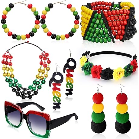 Juneteenth Jewelry Set for Women - Celebrate African Pride and Heritage