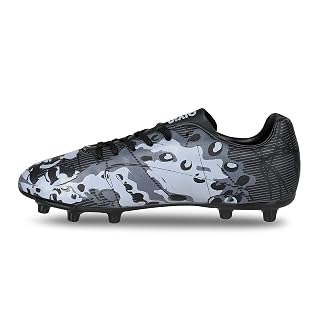 Aivin Ocean F.Ball Stud, Lightweight Insole Provides More Comfort and Grip, PVC Synthetic Leather Excellent Ball Control and Tackling, Football Shoes for Men (Black), UK-8