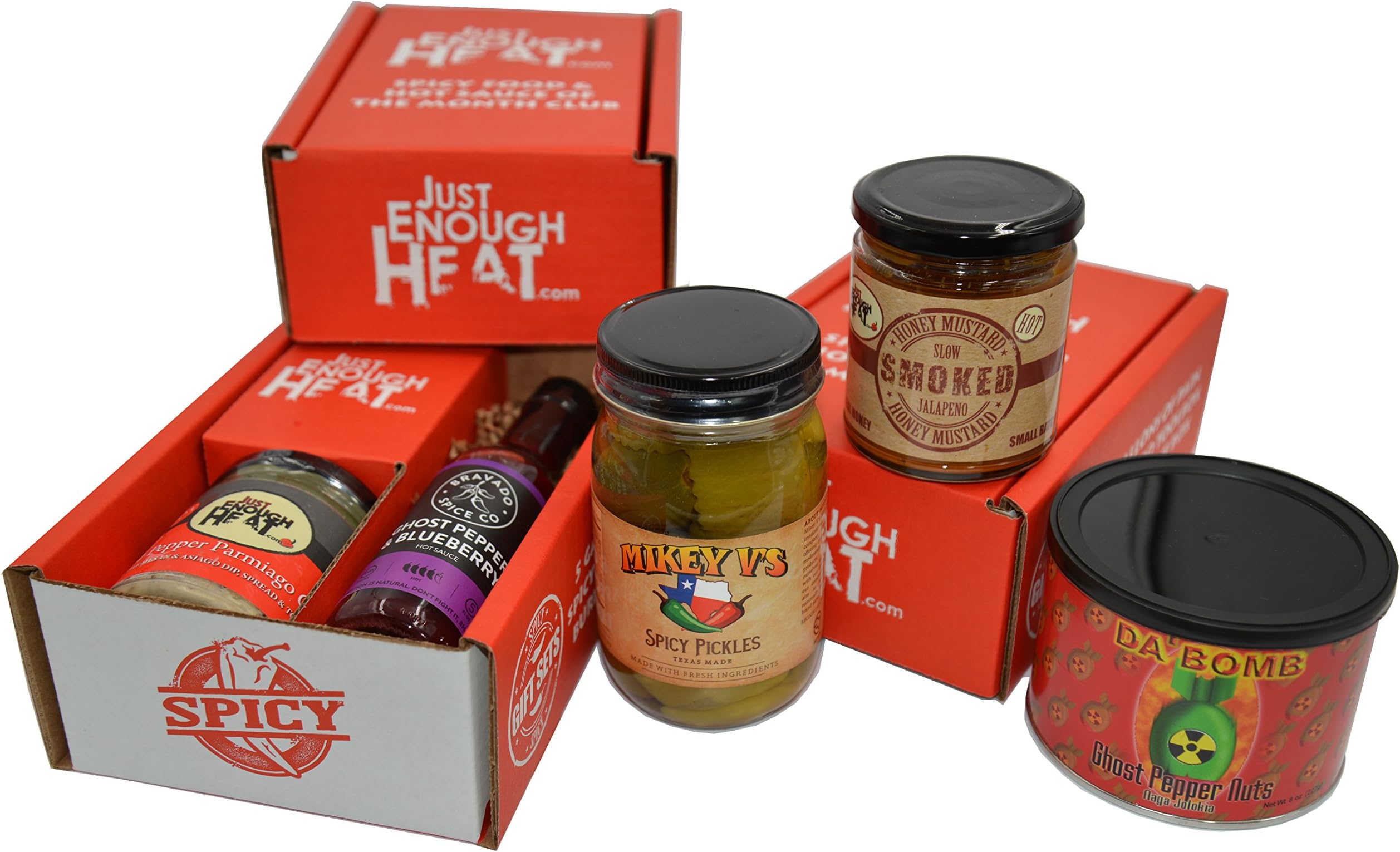 Just Enough Heat Spicy Food & Hot Sauce of the Month Club - Standard (3 Months)