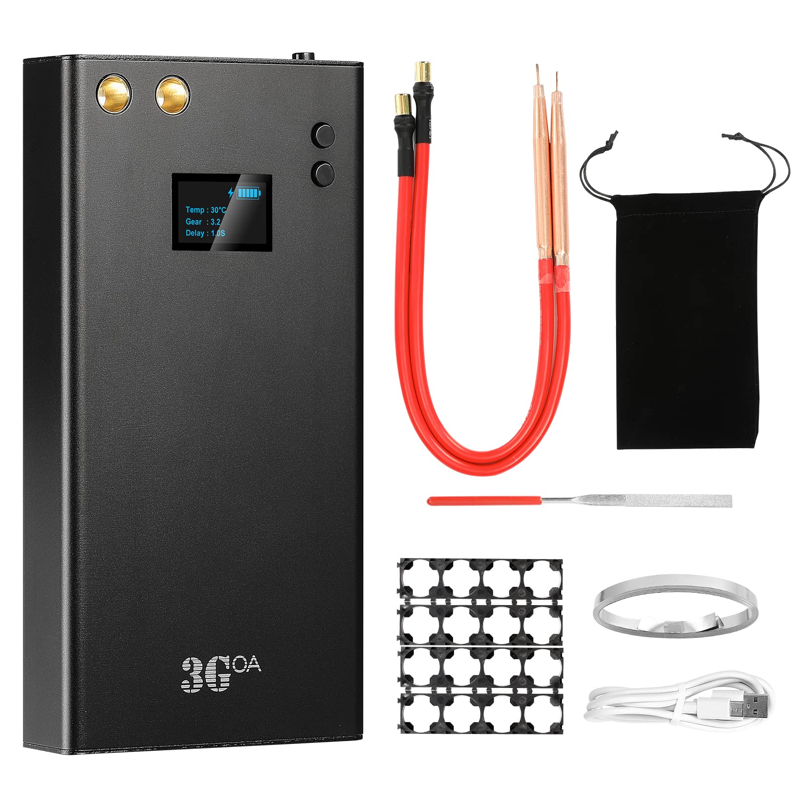 Buy Battery Spot Welder, Riiai 11000mah Mini Spot Welder with 80 Gears