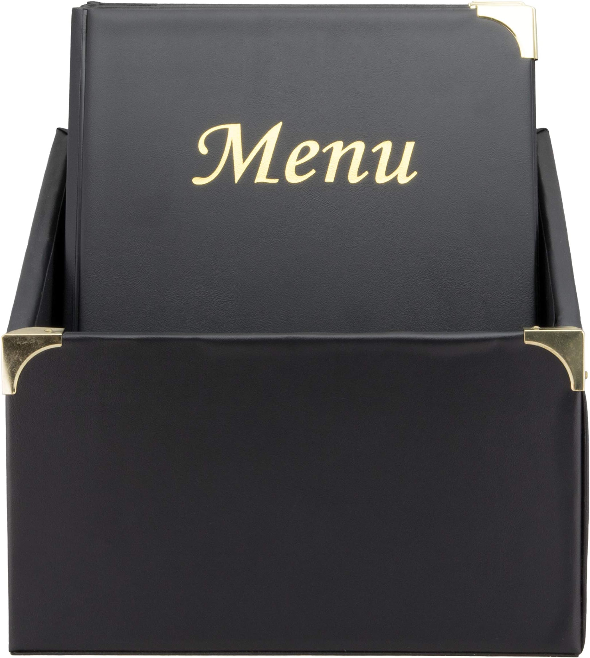 Securit MC-BOX-BRA4-BL A4 Basic Menu Holder Plus Box - Black