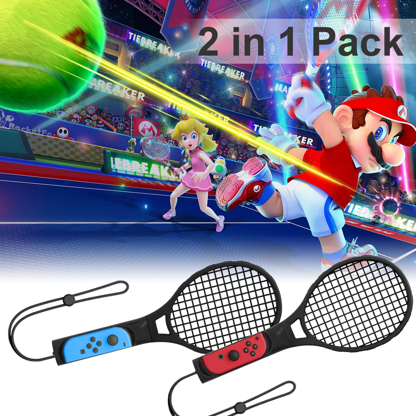 Amazon.co.jp: ZKKEIIE ニンテンドースイッチ用テニスラケット