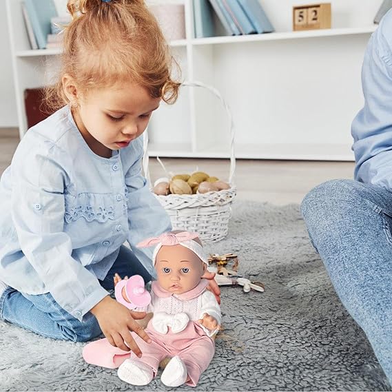Reborn Baby Doll, Realistic Baby Doll, 12 Inch Clothing, Bottle, Talk, Hand Made Infant Doll Reborn Silicone Baby Reborn Infant Girl Reborn Infant Boy Reborn