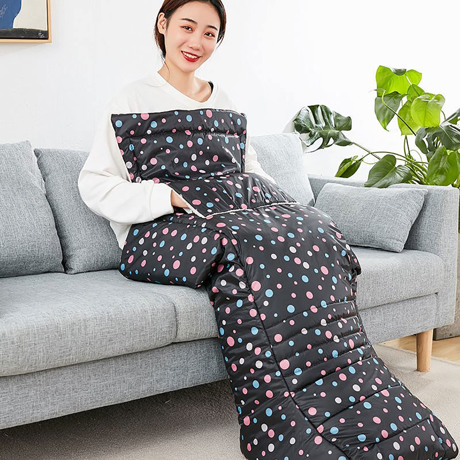 Manta para Silla de Ruedas para Adultos, Funda acogedora para Silla de Ruedas, Impermeable, para Lluvia, Gruesa y cálida, para Proteger piernas, Rodillas y Parte Inferior