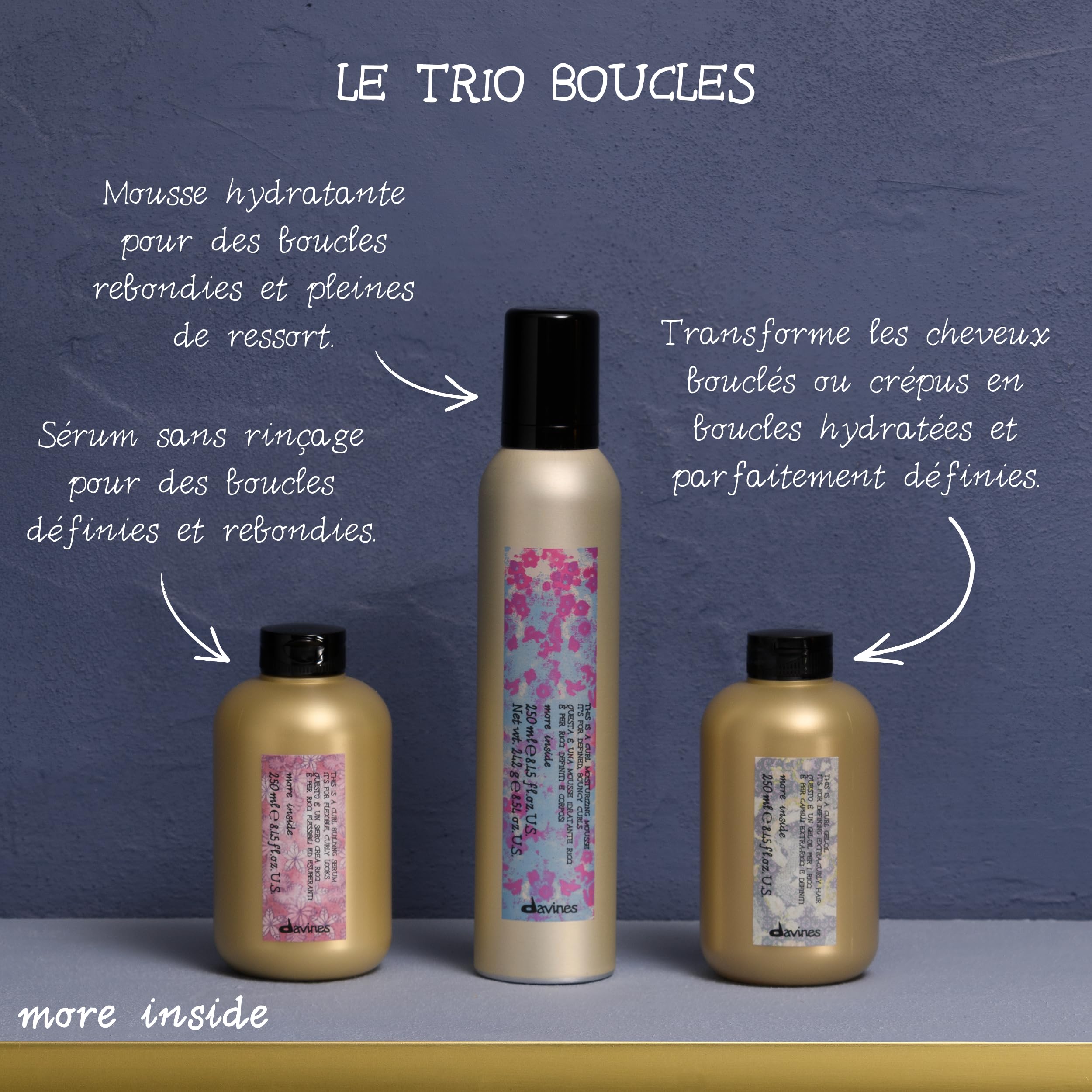 Davines More Inside This Is A Curl Building Serum (For Flexible, Curly Looks) 250ml