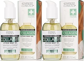 Advanced Clinicals Aceite de colágeno hidrata...