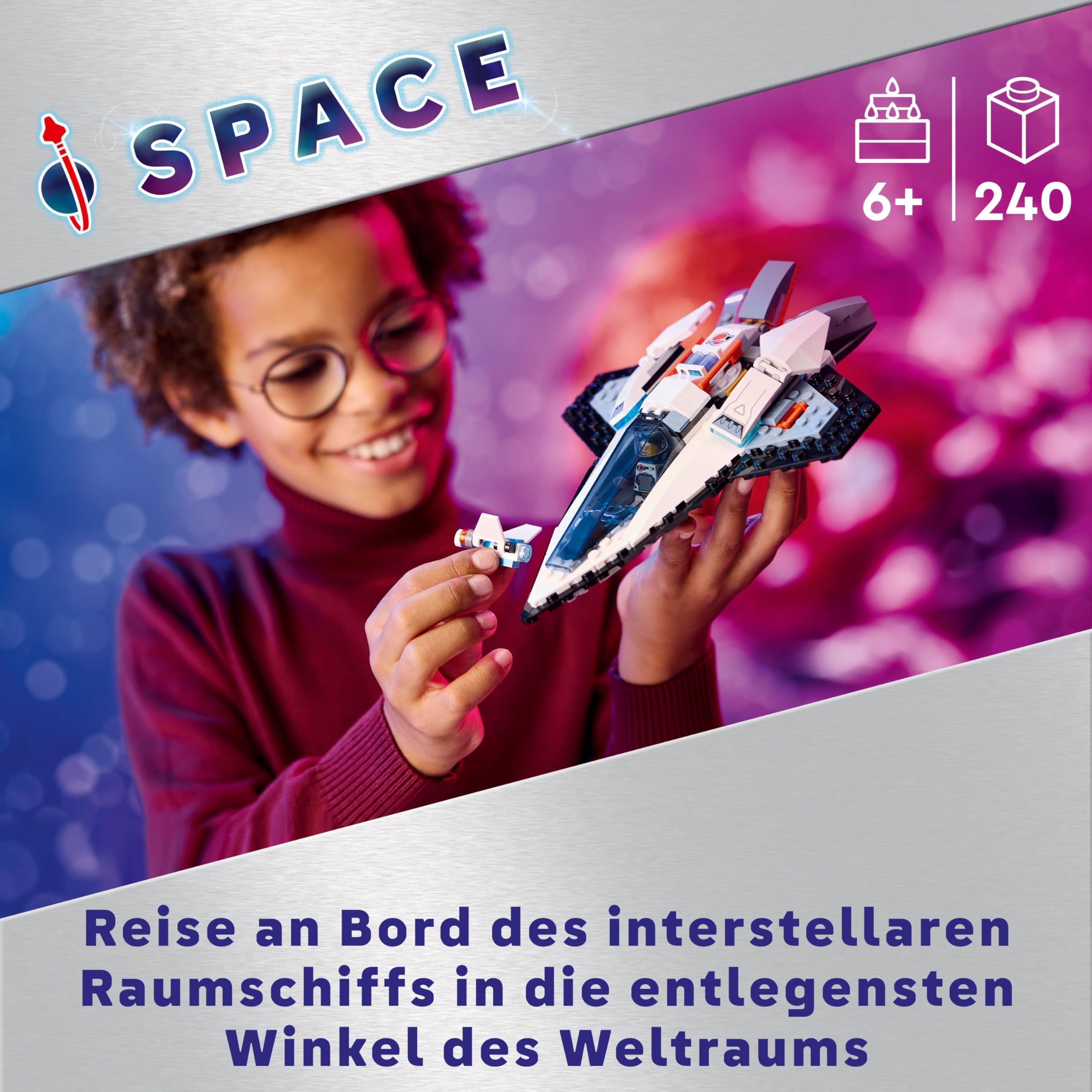 LEGO City Raumschiff, Weltraum-Spielzeug mit Space Shuttle für Kinder zum Bauen, Jungen und Mädchen ab 6 Jahren, Set mit Astronaut-Figur 60430 - 4