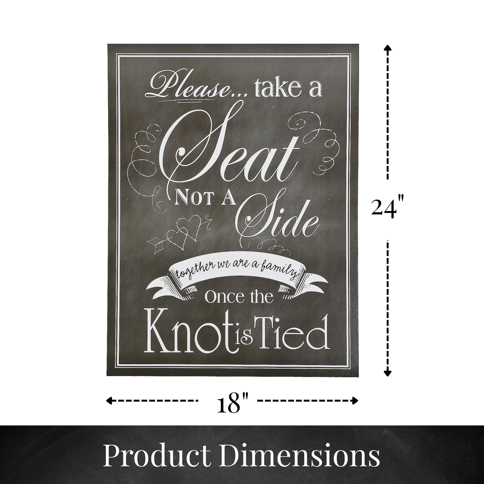 Amazon.com: Black & White Wedding Seating Cardboard Chart Sign