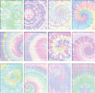 Patelai 120 Sheets Stationery Writing Paper 8.5 x 11", Tie Dye Style