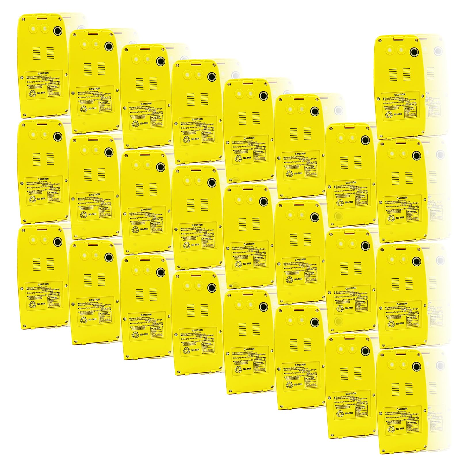 25-Pack BT-52QA 7 2V 2700mAh NiMH Battery for Topcon Total Station 3-Pin GTS GPT Series Measurements