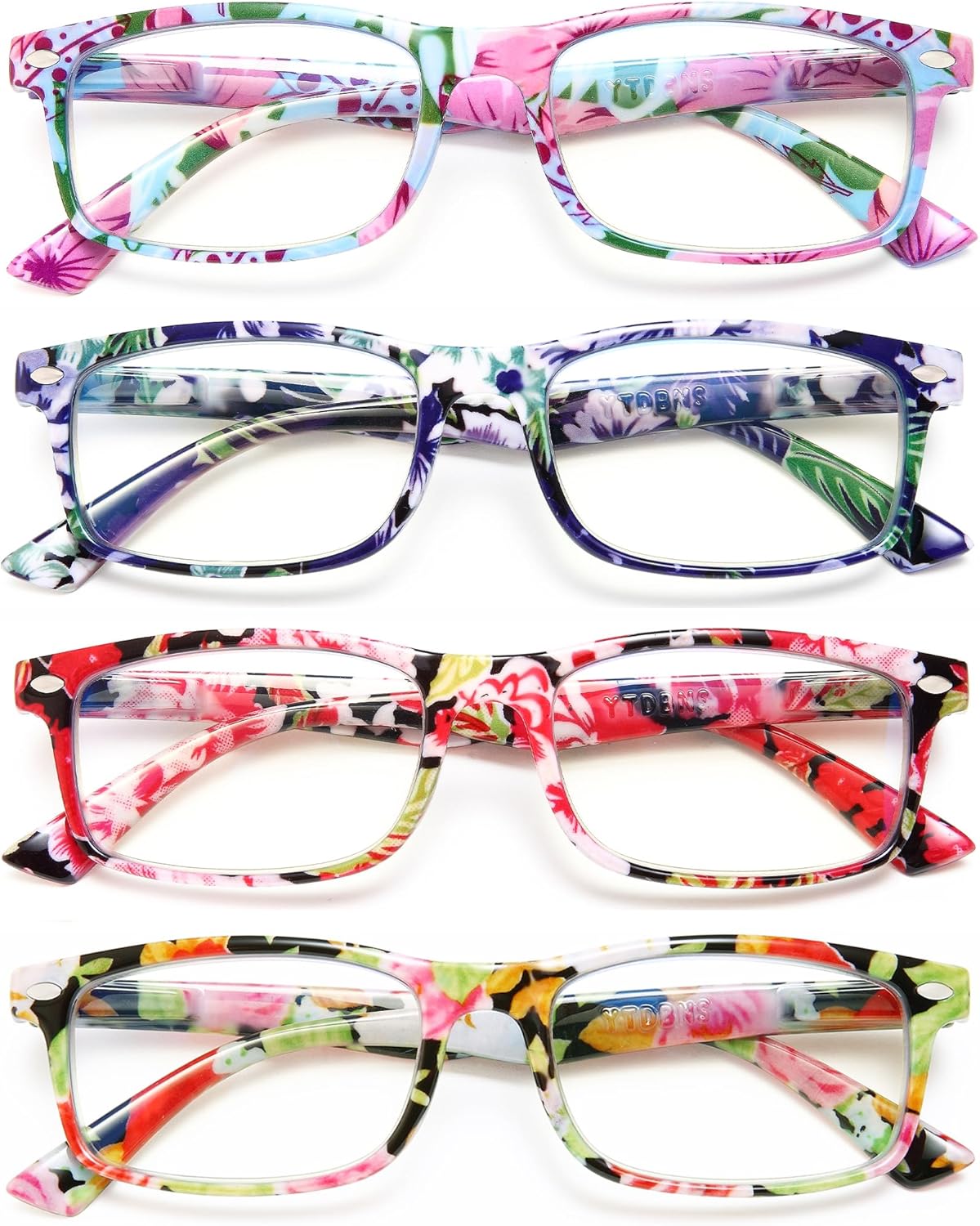 Stylish Reading Glasses for Women, Blue Light Blocking Readers, Ladies Eyeglasses,Cheaters