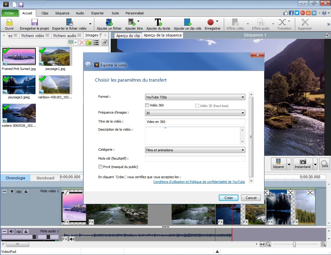 VideoPad - Logiciel de montage vidéo [Téléchargement]