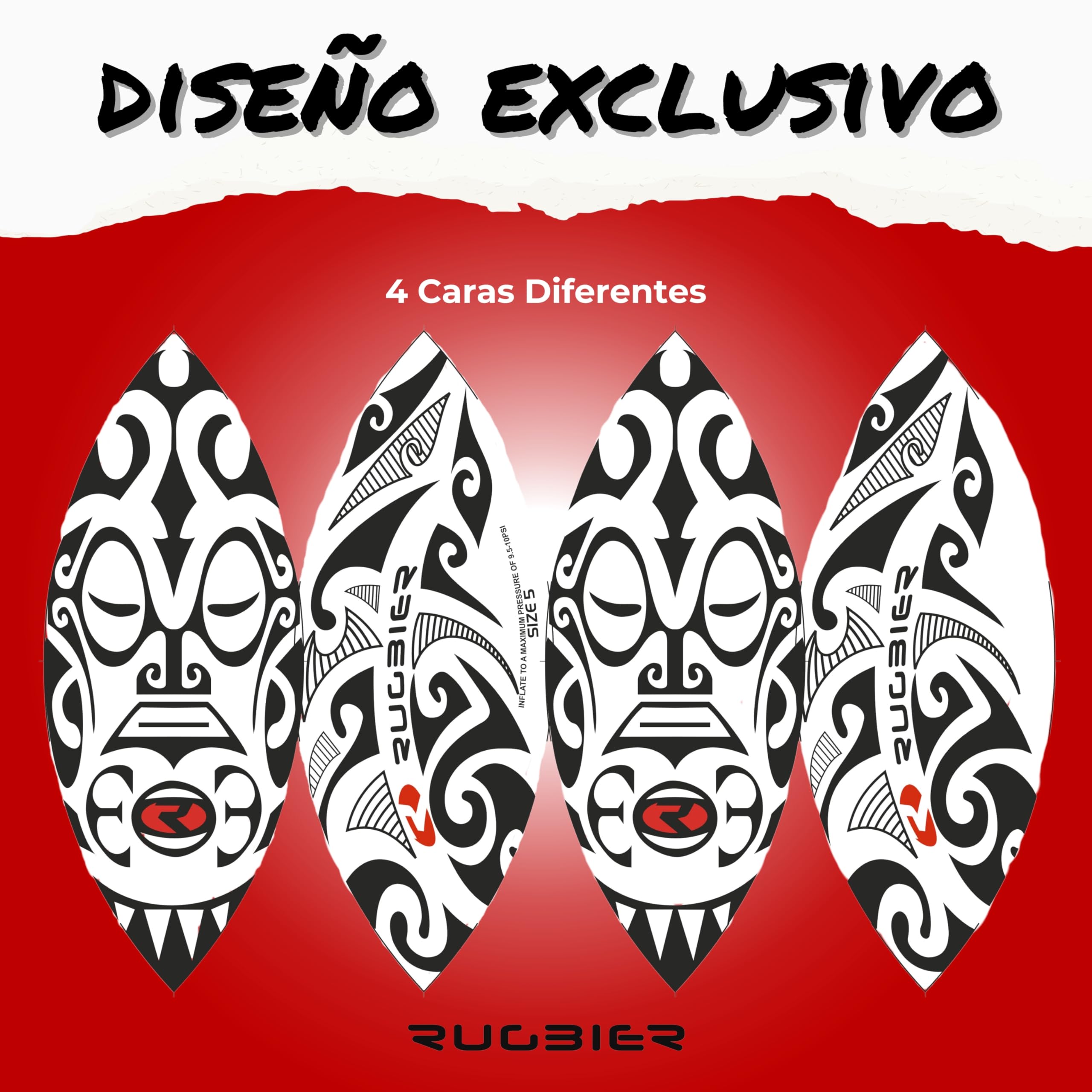 Pallone Rugby RUGBIER Taglia 5 Training - Alta Gamma Per Allenamento
