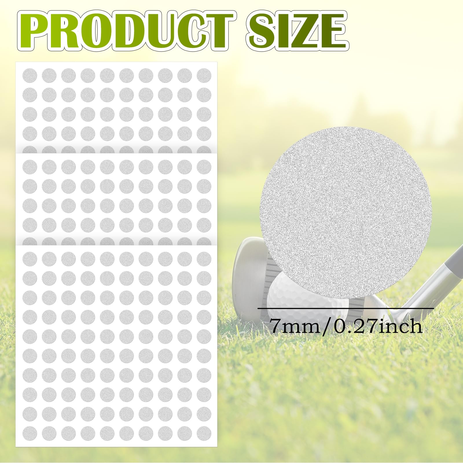 Adesivi riflettenti per palline da golf, accessori per simulatori, tracciamento lancio, analisi swing