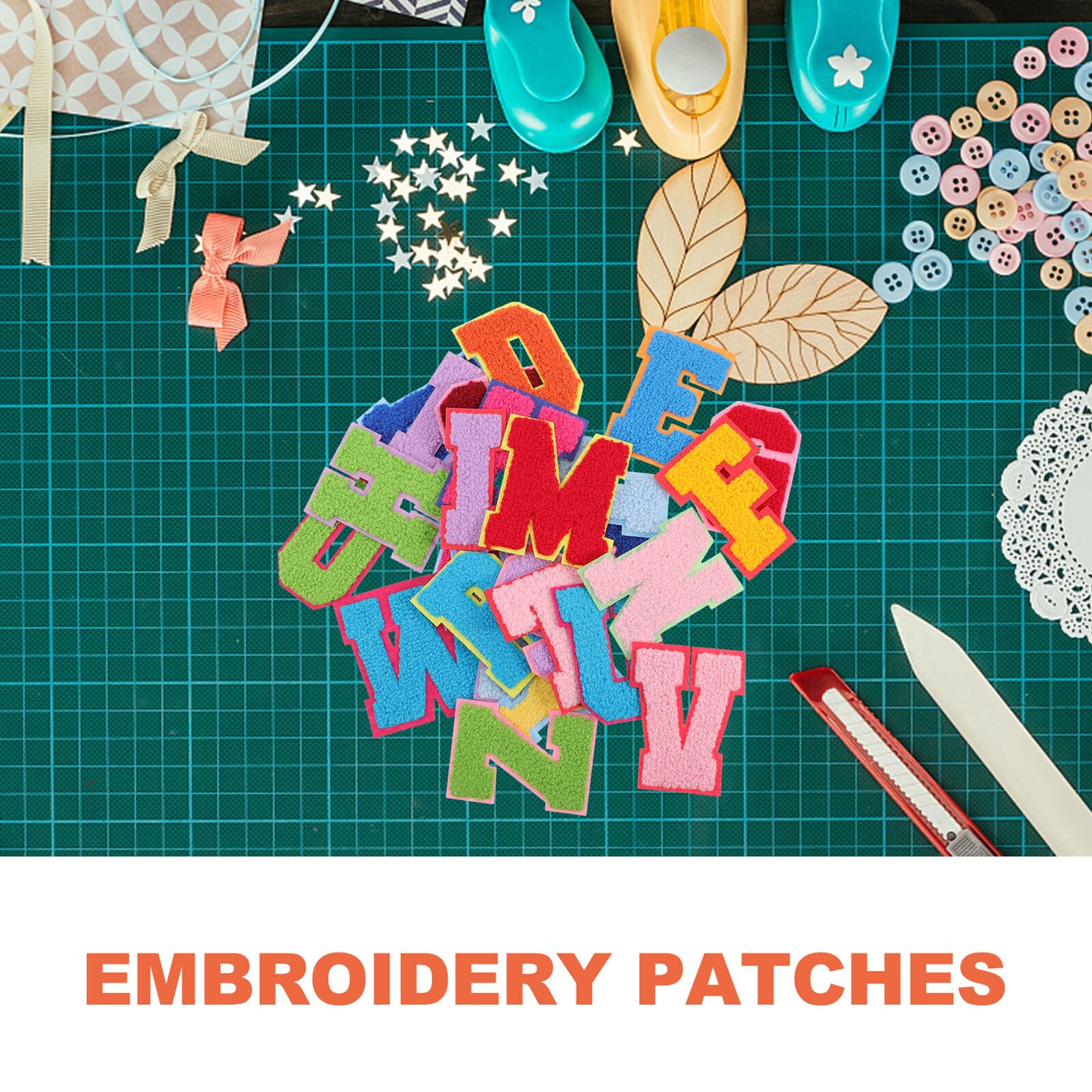 ARTIBETTER 3 Set Patches Termoadesivi Per Cucito Toppe Ricamatper Abbigliamento E Decorazioni Fai Da Te Adesivi Per Tessuti E Facili Da Applicare Per Riparazioni E Decorazioni 26 Pezzi * 3