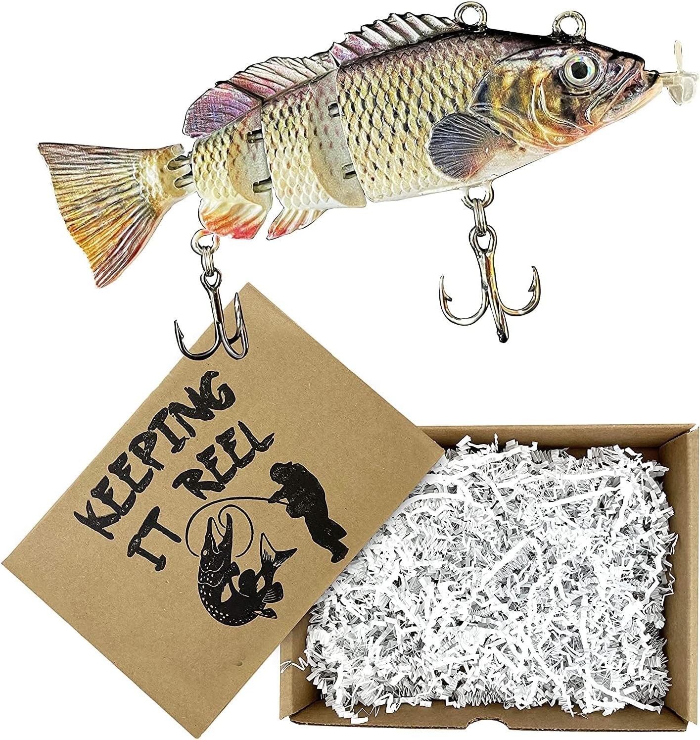 Fishing Gift for Man, Personalized Fishing Gift for Men Dad Husband Boyfriend, Robotic Fishing Lure, Perfect Fisherman Present, Bass Fishing Lure, Tackle Gear