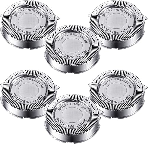 Miniatura 1 de 6 cabezales de repuesto SH5052 compatibles con Philips Norelco Series 5000 (S5xxx), AquaTouch (S5xxx), AquaTouch (AT8xx, AT7xx) y PowerTouch (PT8xx,