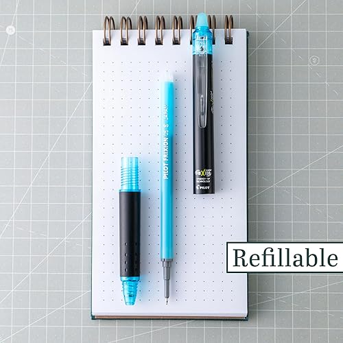 Miniatura 2 de PILOT, FriXion Synergy Clicker - Bolígrafos de tinta de gel retráctiles, borrables, recargables, punta extrafina de 0.020 in, paquete de 12, tinta