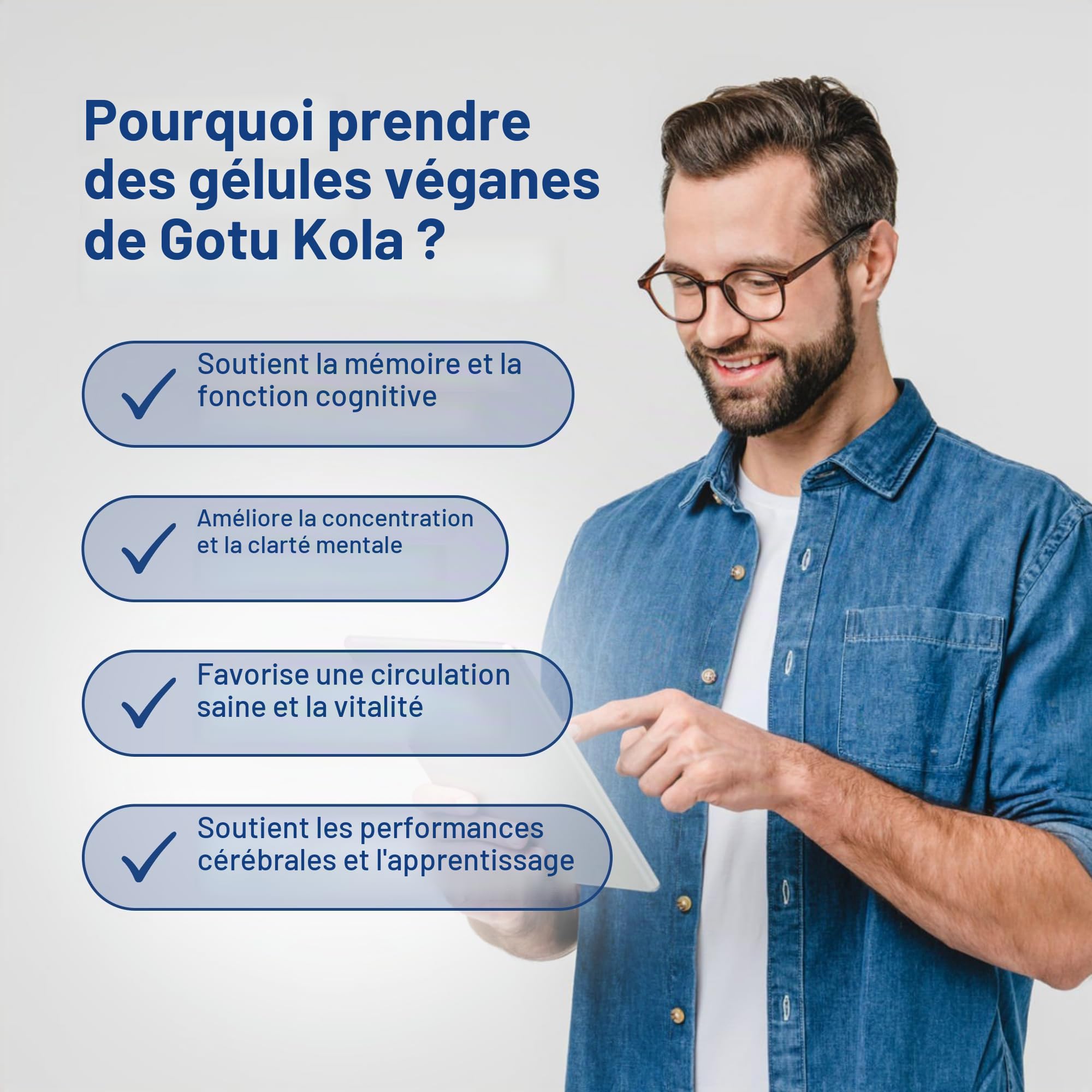 Hepatica Gotu Kola (Centella Asiatica) 5.000 mg Équivalent | Extrait 20:1 250 mg Standardisé à 20% de Triterpènes | 90 Gélules Véganes | Réserve 3 Mois | GMP & laboratoire indépendant